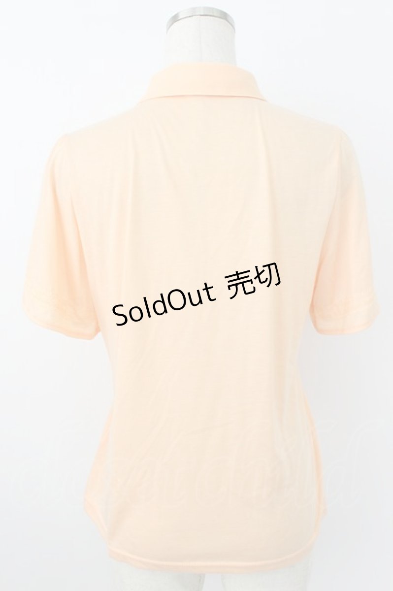 画像2: axes femme / レース配色ブラウス風Tシャツ  ピンク T-26-03-25-023-AX-TO-SA-ZT658 (2)