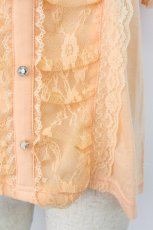 画像4: axes femme / レース配色ブラウス風Tシャツ  ピンク T-26-03-25-023-AX-TO-SA-ZT658 (4)