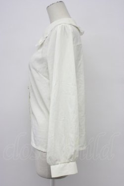 画像3: axes femme POETIQUE / ビジューブローチ付ブラウス M キナリ T-26-03-30-023-AX-BL-SA-ZH