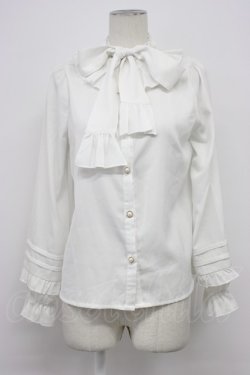 画像1: axes femme kawaii / ピンタック袖デザインブラウス  白 T-26-03-30-025-AX-BL-SA-ZT