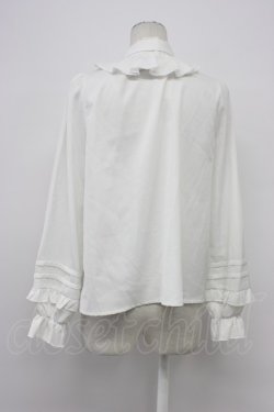 画像2: axes femme kawaii / ピンタック袖デザインブラウス  白 T-26-03-30-025-AX-BL-SA-ZT