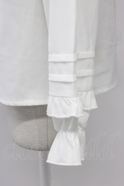 画像4: axes femme kawaii / ピンタック袖デザインブラウス  白 T-26-03-30-025-AX-BL-SA-ZT