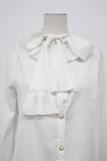 画像5: axes femme kawaii / ピンタック袖デザインブラウス  白 T-26-03-30-025-AX-BL-SA-ZT659 (5)