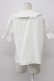 画像2: Chalmiere / トーションレース丸襟半袖ブラウス  白 T-26-03-30-027-0-BL-SA-ZT (2)