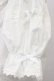 画像4: Chalmiere / トーションレース丸襟半袖ブラウス  白 T-26-03-30-027-0-BL-SA-ZT (4)