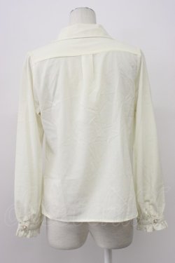 画像2: axes femme POETIQUE / メリーゴーランド刺繍ブラウス  キナリ T-26-03-30-028-AX-BL-SA-ZH