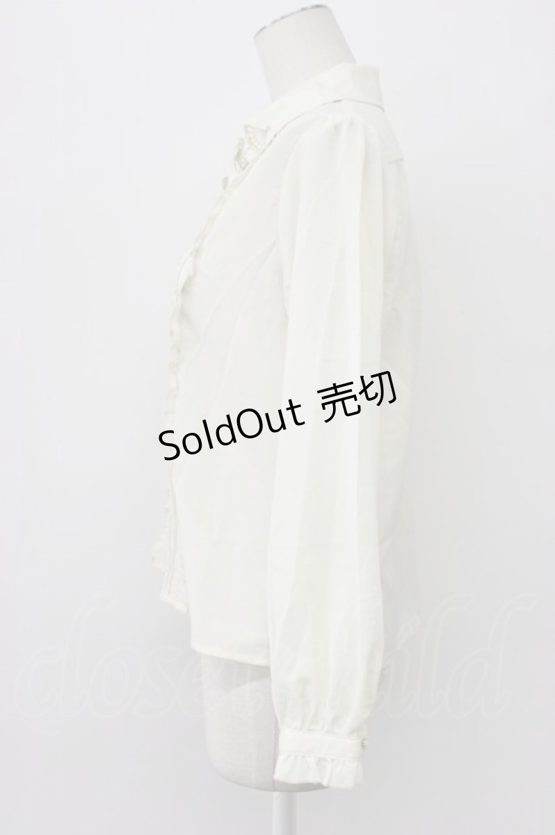 画像4: axes femme POETIQUE / メリーゴーランド刺繍ブラウス  キナリ T-26-03-30-028-AX-BL-SA-ZH (4)