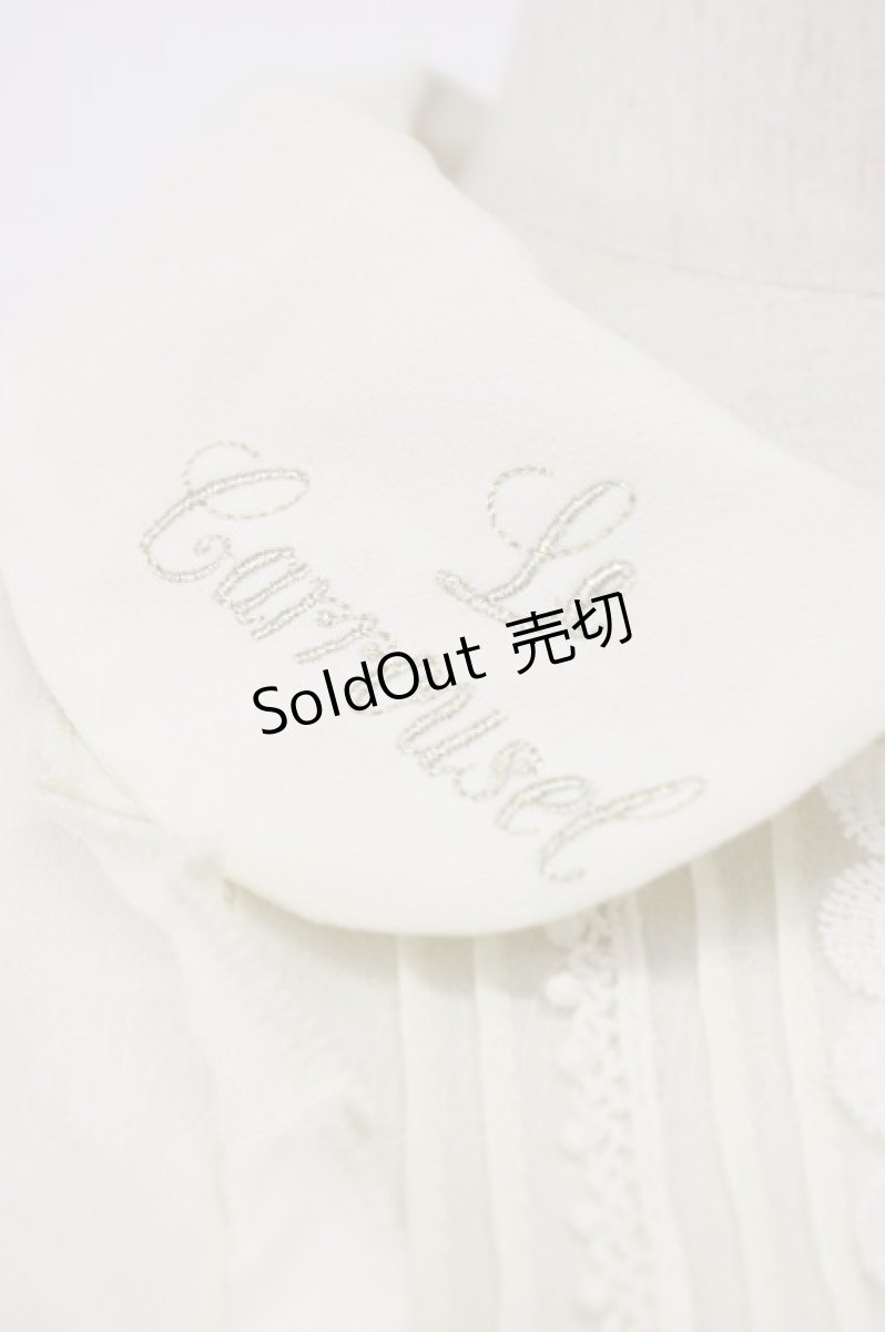 画像5: axes femme POETIQUE / メリーゴーランド刺繍ブラウス  キナリ T-26-03-30-028-AX-BL-SA-ZH (5)