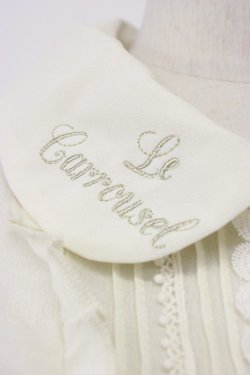 画像5: axes femme POETIQUE / メリーゴーランド刺繍ブラウス  キナリ T-26-03-30-028-AX-BL-SA-ZH