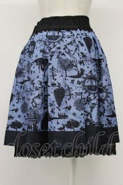 画像2: axes femme / 10thスカート  ブルーＸ黒 T-26-03-30-004-AX-SK-SA-ZT