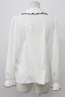 画像2: majoretty / マルチWAYリボンブラウス M 黒 T-26-03-30-029-GO-BL-SA-ZT