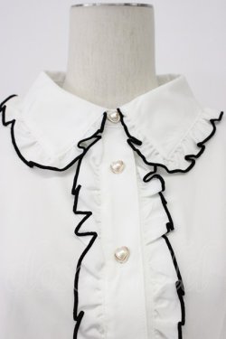 画像4: majoretty / マルチWAYリボンブラウス M 黒 T-26-03-30-029-GO-BL-SA-ZT