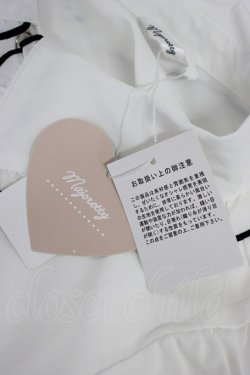 画像5: majoretty / マルチWAYリボンブラウス M 黒 T-26-03-30-029-GO-BL-SA-ZT