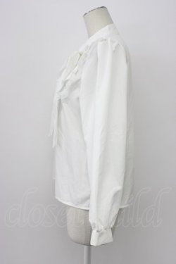 画像3: majoretty / MR*フリルボウタイブラウス M 白 T-26-03-30-030-GO-BL-SA-ZT