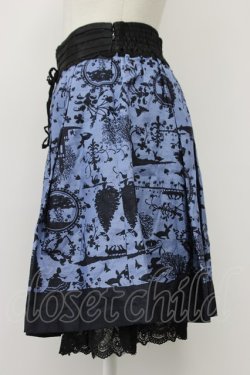 画像3: axes femme / 10thスカート  ブルーＸ黒 T-26-03-30-004-AX-SK-SA-ZT