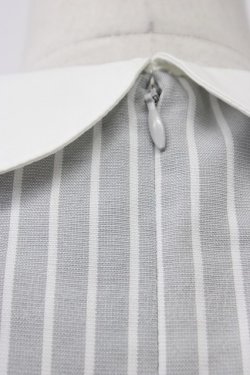 画像4: Ank Rouge / ストライプワンピース  グレーＸ白 T-26-03-30-031-CA-OP-SA-ZT