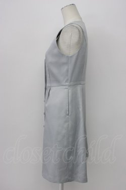 画像3: Fi.n.t / フロントボタンジャンパースカート  ホワイトグレー T-26-03-30-032-CA-OP-SA-ZT