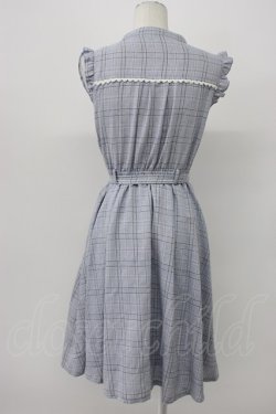 画像2: axes femme / ベルト付チェック柄ワンピース  ラベンダー T-26-03-30-033-AX-OP-SA-ZT