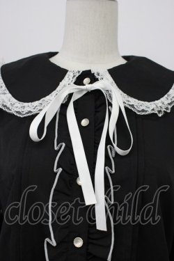 画像4: majoretty / デカエリリボンタイブラウス M 黒 T-26-03-30-035-GO-BL-SA-ZT