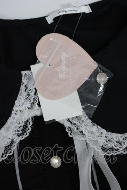 画像5: majoretty / デカエリリボンタイブラウス M 黒 T-26-03-30-035-GO-BL-SA-ZT