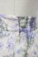 画像4: an another angelus / ダブル釦水彩フラワー柄タックスカート  light blue T-26-03-30-005-CA-SK-SA-ZT (4)
