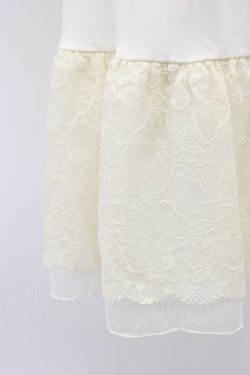 画像3: axes femme / フラワーレースミディペチスカート  アイボリー T-26-03-30-010-AX-SK-SA-ZT