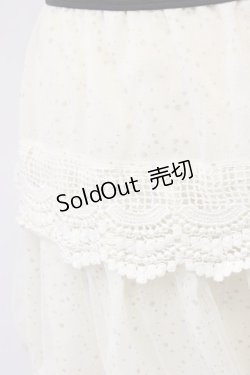 画像3: axes femme / レーススカート M 白 T-26-03-30-011-AX-SK-SZ-ZT