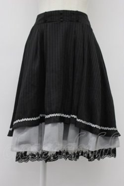 画像1: axes femme / スカート  黒 T-26-03-30-002-0-SK-SZ-ZT