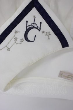 画像7: axes femme POETIQUE / 星座刺繍セーラー襟ブラウス M キナリ T-26-03-30-014-AX-BL-SA-ZH