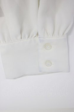 画像7: an another angelus / 多重リボンタイ付きピンタックブラウス  白Ｘ黒 T-26-03-30-017-CA-BL-SA-ZT