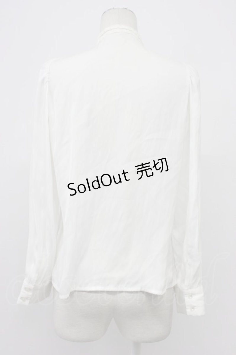 画像2: an another angelus / レースボウタイブラウス  白 T-26-03-30-019-CA-BL-SA-ZT659 (2)