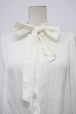 画像4: an another angelus / レースボウタイブラウス  白 T-26-03-30-019-CA-BL-SA-ZT