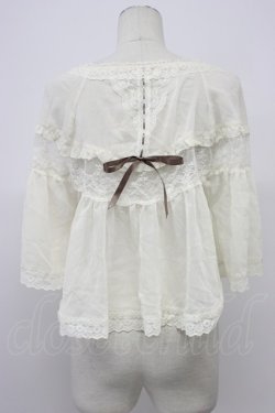 画像2: axes femme / 20th/レース使いケープ  キナリ T-26-03-30-020-AX-TO-SA-ZT