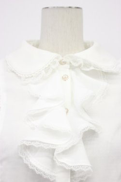 画像5: Secret Honey / フリル長袖ブラウス  白 T-26-03-31-002-CA-BL-SA-ZT