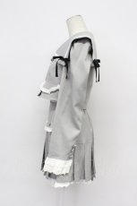 画像5: Me roir / セーラージャケット&イレギュラープリーツスカパンセットアップ  グレー T-26-03-31-018-GO-TO-SA-ZT660 (5)