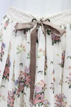 画像4: axes femme / 転写風ローズブーケスカート  キナリ T-26-03-31-020-AX-SK-SZ-ZT