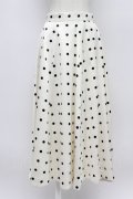 Snidel / ドットスカート  アイボリーＸ黒 T-26-03-31-022-LO-SK-SA-ZT