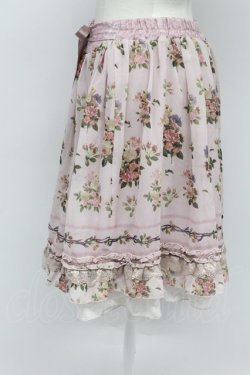 画像3: axes femme / 転写風ローズブーケスカート  ピンク T-26-03-31-024-AX-SK-SZ-ZT