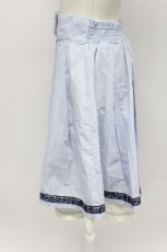 画像3: axes femme / ストライプスカート  サックスＸネイビーＸ白 T-26-03-31-025-AX-BL-SA-ZT660 (3)