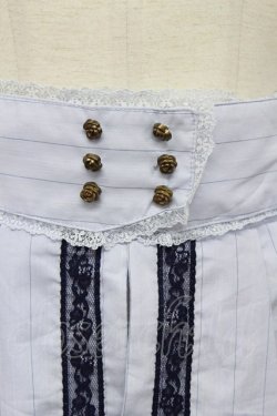 画像4: axes femme / ストライプスカート  サックスＸネイビーＸ白 T-26-03-31-025-AX-BL-SA-ZT