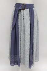 画像1: axes femme POETIQUE / 切換スカート  青 T-26-03-31-027-AX-SK-SZ-ZH (1)