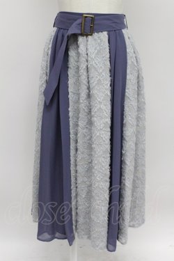 画像1: axes femme POETIQUE / 切換スカート  青 T-26-03-31-027-AX-SK-SZ-ZH