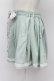 画像3: axes femme / 裾レースショートパンツ  グリーンＸ白 T-26-03-31-028-AX-PA-SA-ZT (3)