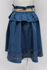 画像2: axes femme POETIQUE / コルセット付きミドルスカート M ブルーグリーン T-26-03-31-032-AX-SK-SA-ZH (2)