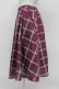 画像3: axes femme / チェックスカート  赤紫 T-26-03-31-034-AX-SK-SZ-ZT (3)