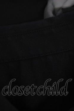 画像7: HARE / シアー切替プリーツシャツ  黒Ｘグレー T-26-03-31-003-LO-BL-SA-ZT