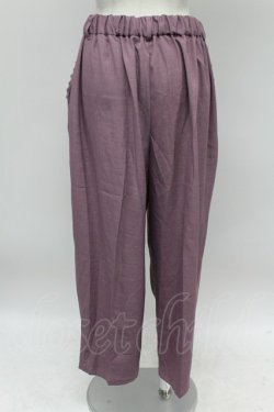 画像2: axes femme / サイドフラワー刺繍パンツ  ラベンダー T-26-03-31-039-AX-PA-SA-ZT