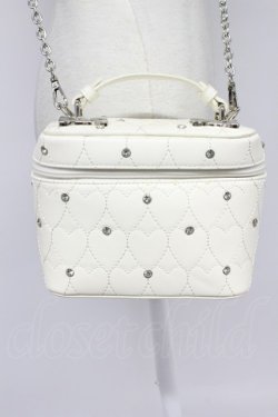 画像2: Me roir / ハートキルティングショルダーバッグ  アイボリーＸシルバー T-26-03-31-041-GO-BG-SA-ZT