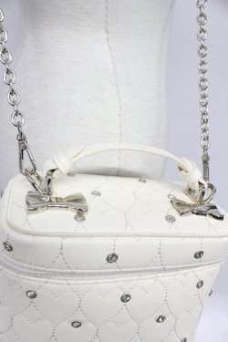 画像3: Me roir / ハートキルティングショルダーバッグ  アイボリーＸシルバー T-26-03-31-041-GO-BG-SA-ZT