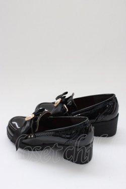 画像3: Amavel / パールリボンローファー M 黒 T-26-03-31-045-CA-SH-SA-ZT